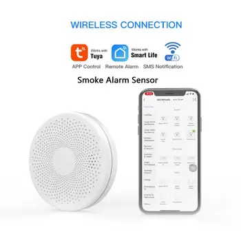 Tuya Smart WiFi Dim Ugljični Monoksid Kompozitni Domaći Vatrogasac Detektor Visoka Osjetljivost Senzora Za Detekciju Požara Niska Potrošnja Energije