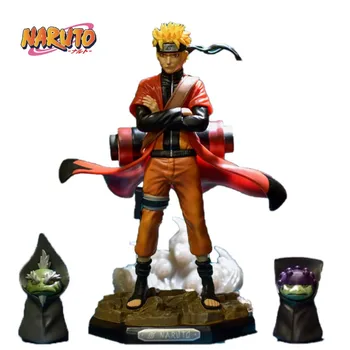Uzumaki Naruto Shippuden GK Action Figur Modell Anime Uzumaki-Naruto Sennin Modus Figur 21cm 1/10 Statue Spielzeug Sammeln figma