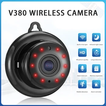 V380 Mini Wifi Skladište Mini Bežični Unutarnja Kamera Osnovna Sigurnost IR video Nadzor, Noćni vid daljinski nadzor dječje Skladište