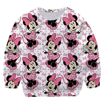 Veste s Minnie Mouse za djevojčice i dječake, Dječja Topli kaput, Veste s likovima iz crtića, Jesen i proljeće dječje Odjeće s Mickey Mouse, od 1 do 14 godina