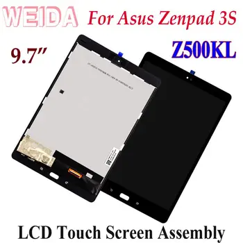 WEIDA LCD Zaslon Zamjena Za Asus Zenpad 3 S 10 Z500KL ZT500KL 2048*1536 LCD Zaslon Osjetljiv na Dodir U Prikupljanju Okvir P00I