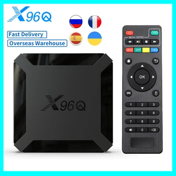 X96Q Android 10 TV Box Allwinner H313 2 GB 16 GB 2,4 Ghz WiFi 4K media player, Google Igre 3D Video Smart TV, konzole za video-igre pk h96max