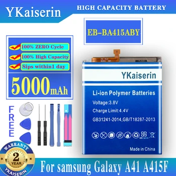 YKaiserin Zamjenske Baterije Za Samsung Galaxy A41 A415F EB-BA415ABY 5000 mah Punjiva Baterija za telefon + Besplatni Alati