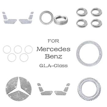 Za Mercedes Benz Pribor GLA Class X156 AMG Bling Naljepnica Detalje Interijera Uređenje Trim Popravak Crystal Blistava Srebrna