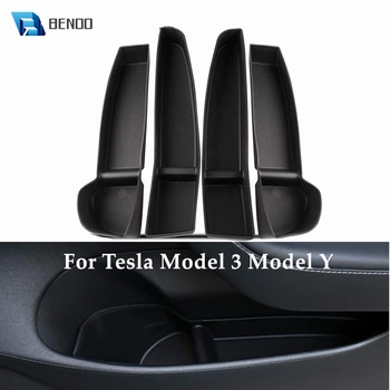 Za Model Tesla 3/Y Vrata Bočni Pretinac Prednja Stražnja Vrata Ručka naslon za ruku Polica Organizator za 2016-2021 Model 3 Model Y Pribor