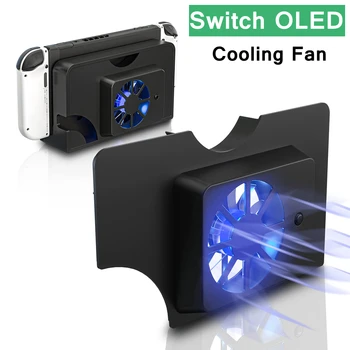 Za prekidač OLED Stalak za Igraće Konzole Ventilator za Raspodjelu Topline Kontroler priključne Stanice Vanjski USB Hlađenje Ventilatori za N-Switch OLED Pribor