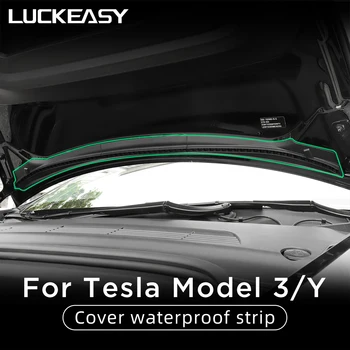 Za Tesla Model 3 Model Y 2022 Auto Oprema Poklopac Vodootporna traka za Brtvljenje Polaganje ABS Prednji Šasije Zraka Zaštitni Poklopac