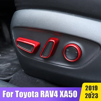 Za Toyota RAV4 2019-2021 2022 2023 RAV 4 XA50 Gumb Podešavanje auto Sjedala Ručka Prekidača Poklopac Poklopac Ukras Naljepnice Pribor