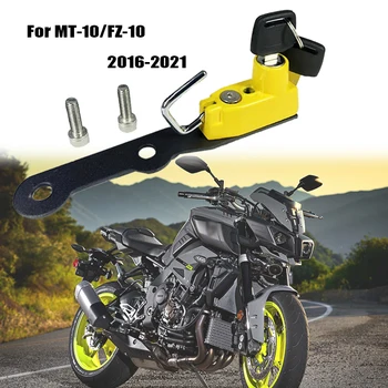 Za Yamaha MT10 MT-10 FZ10 FZ-10 2016 2017 2018 2019 2020 2021 Kuka za pričvršćivanje Dvorca moto kacige противоугонный Zaštitna Aluminijska
