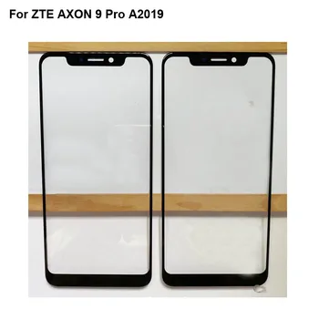 Za ZTE Aksonom 9 Pro 2019 Prednji LCD Staklena Leća zaslon osjetljiv na dodir Axon9 Pro Dodirna pločica Vanjski Zaslon Staklo bez flex 9PRO