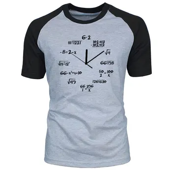 zabavna muška majica s po cijeloj površini matematičkih sati, svakodnevni muška majica od 100% pamuka kratkih rukava i okruglog izreza, cool ljetna majica, muška t-shirt, veličinu EU