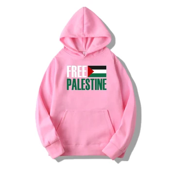 Zastava Države Palestina Zabavne Muške Modne Jednostavne Veste S Kapuljačom, Флисовые Soft Osnovna Hoodies, Muške Casual Uličnu Odjeću u stilu hip-Hop