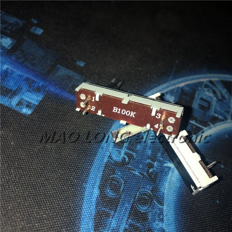35 MM mikser izravan jednostruki klizni potenciometar B100K na prosječnu željeznom ručkom 15 mm SC2043N 4 ft Slika 0