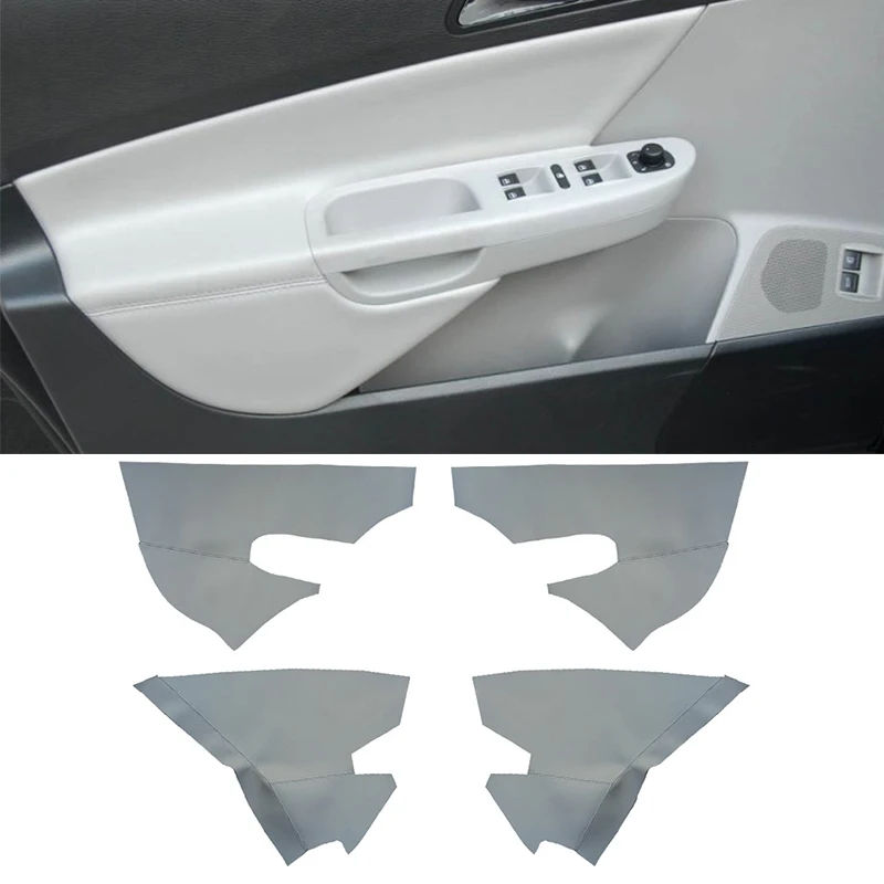 4 kom. od mikrovlakana koža vrata automobila naslon za ruku ploča maska za Volkswagen Passat B6 2006 2007 2008 2009 2010 pribor Slika 0