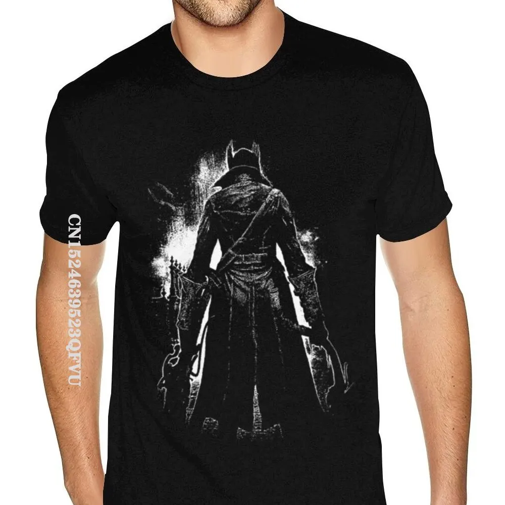 Bloodborne Majice Tim Grunge I Hip Hop Za Muškarce S Majica Za Muškarce Engleska Stil Majice Za Muškarce Jeftini Službeni Brand Vintage T-Shirt Slika 0