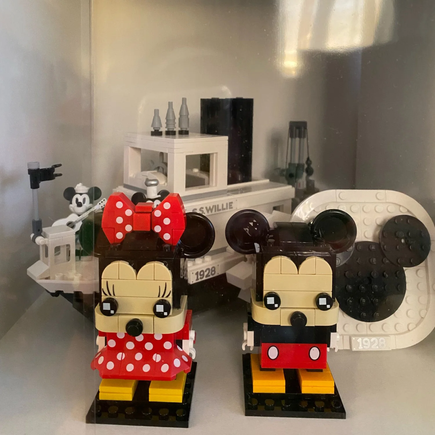 Disney Blokovi Mickey Mouse Minnie Figurica Kawai Figurica Gradivni Blokovi Diy Montaže Modela, Edukativne Igračke, Pokloni Slika 0
