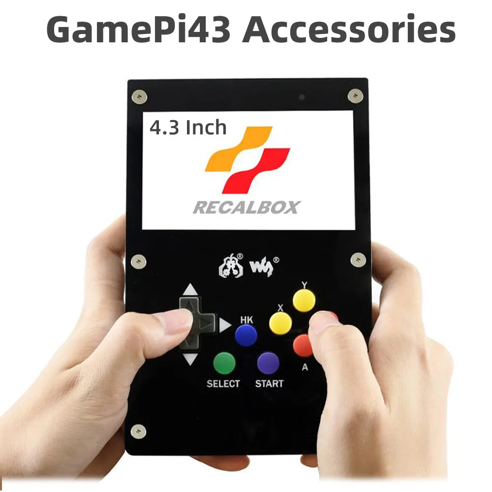 Dodatna oprema za Prijenosne igraće konzole Malina Pi GamePi43 s 4,3-inčni IPS zaslon LCD na bazi Malina Pi 4 3B + 3 Slika 0