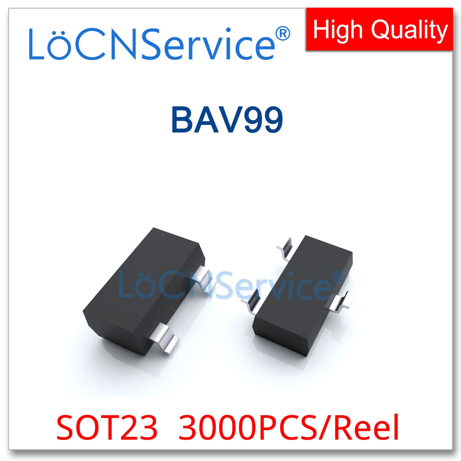 LoCNService 3000 kom. SOT23 BAV99 A7 BAV99LT1G 200mA 70 Dvostruki Serija Switch-Dioda Kineski Visoke Kvalitete Slika 0