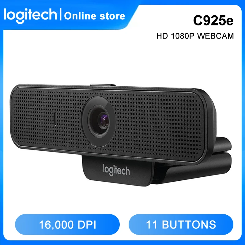 Logitech web kamera C925E HD USB sa auto fokusom 1080P Računalni Pozadina Konferencija prilagodnik za širokokutna snimanja fotoaparat Ugrađen MIKROFON Slika 0