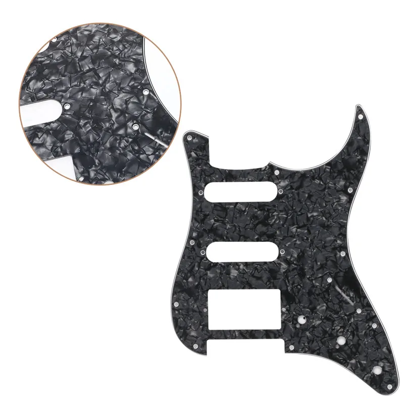 Navlaka Za Električnu Gitaru Pickguard Scratch Plate Za Gitaru Black Pearl Slika 0