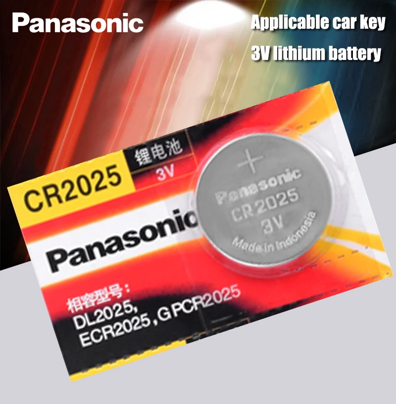 Panasonic Original cr2025 Dugme Baterija cr2025 3V Kovanice Litij Baterija Za sat Kalkulator Весовая Skala Slika 0