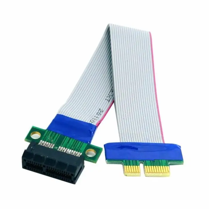 PCI Expres x1 PCI E Riser Card Extender Удлинительная Traka je Fleksibilan Kabel Za kretanje Slika 0