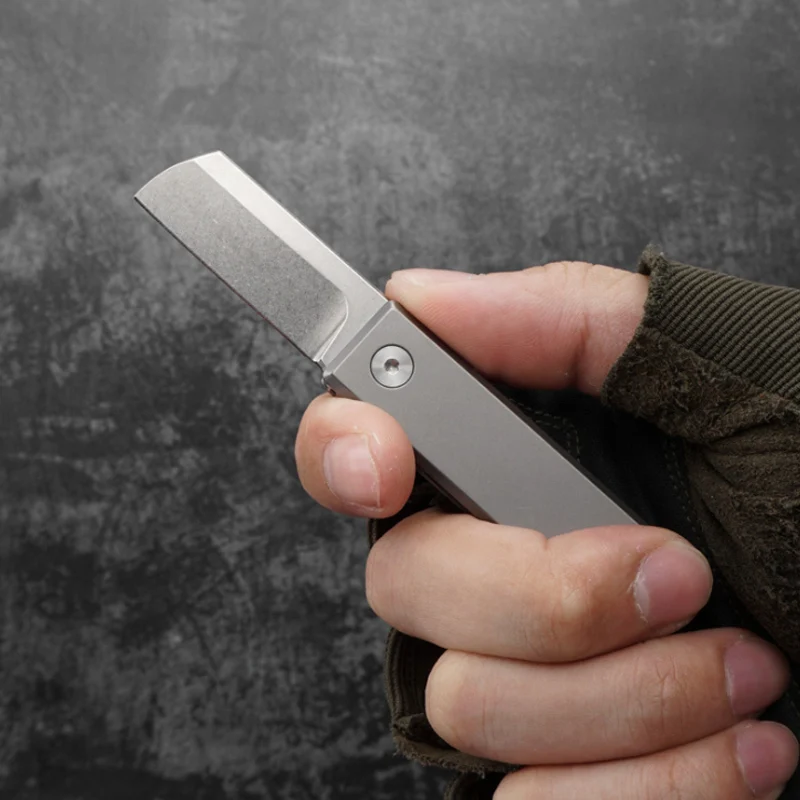 Titan Džepni Nož EDC Instrumental Nož Oštar Vanjski Nož na Sklapanje s35vn Čelik Ključ Privjesak Jednostavan mini nož Slika 0