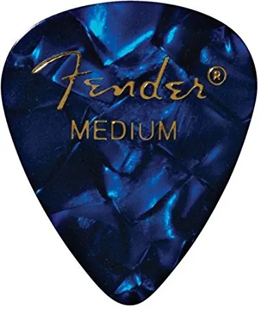 Up od bakelita Fender 351 Shape Primium - Plava Moto, Prodaje za 1 spremnik Slika 0