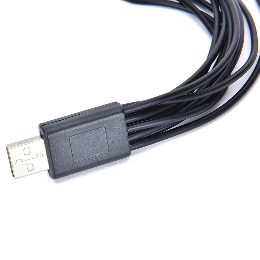 10 U 1 pull-out kabel USB 2.0 Višenamjenski kabel USB punjač 10 u 1 Kabeli za nekoliko punjača Slika 1