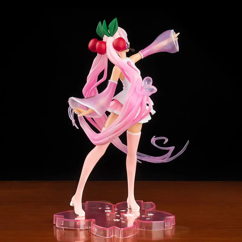 18 CM Кавайная Pink Sakura Мику Anime Model Lutka PVC Ples Figura Model Uređenje Igračke Za rođendanski Poklon Za Djevojke Slika 1