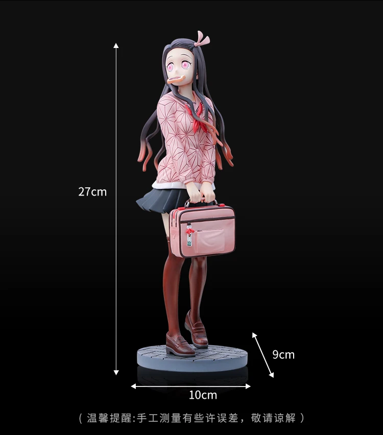 Demon Slayer Камадо Незуко Anime Lik 27 cm Kimetsu No Yaiba uniformi Figure Brojka, Naplativa Model Igračka Na Poklon Slika 1
