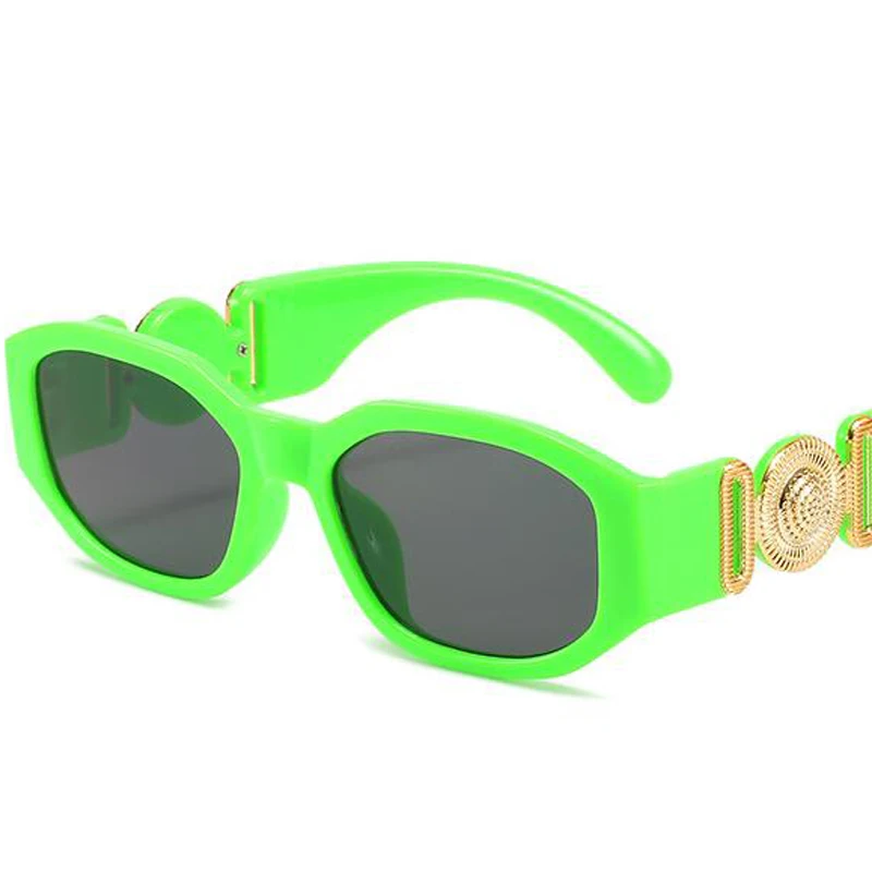 Luksuzni Zelene Ženske Sunčane Naočale u Vintage Šareni Okvir S Malo Pravokutnik, Muške Sunčane Naočale UV400 Za Vožnju Occhiali Oculos Slika 1