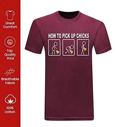 Majice geek Majice Smiješno, Kako pokupiti Mušku majicu za Цыпочек Slika 1