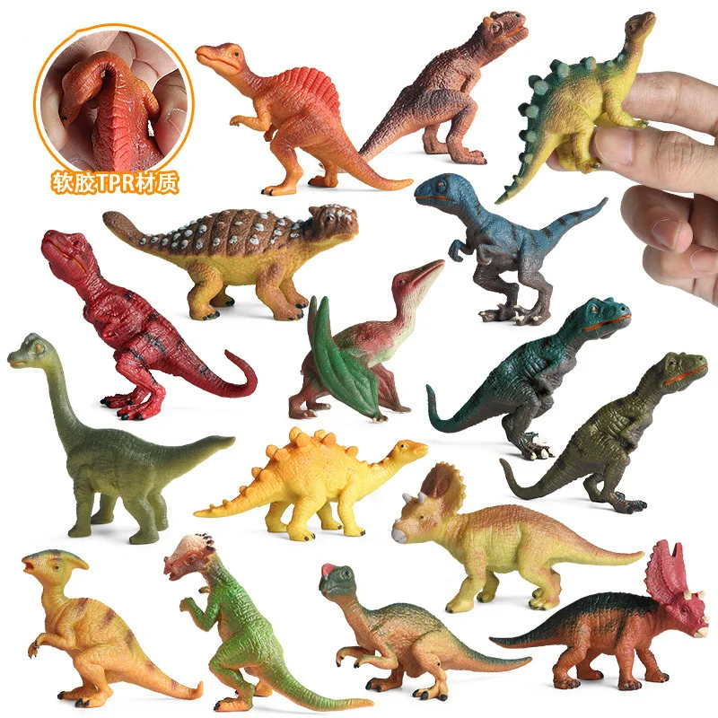 Modeliranje TPR Dinosaur Птерозавр Нитрозавр Трицератоп Стегозавр Паркмодель Figurice Edukativne Igračke za Djecu Pokloni Slika 1