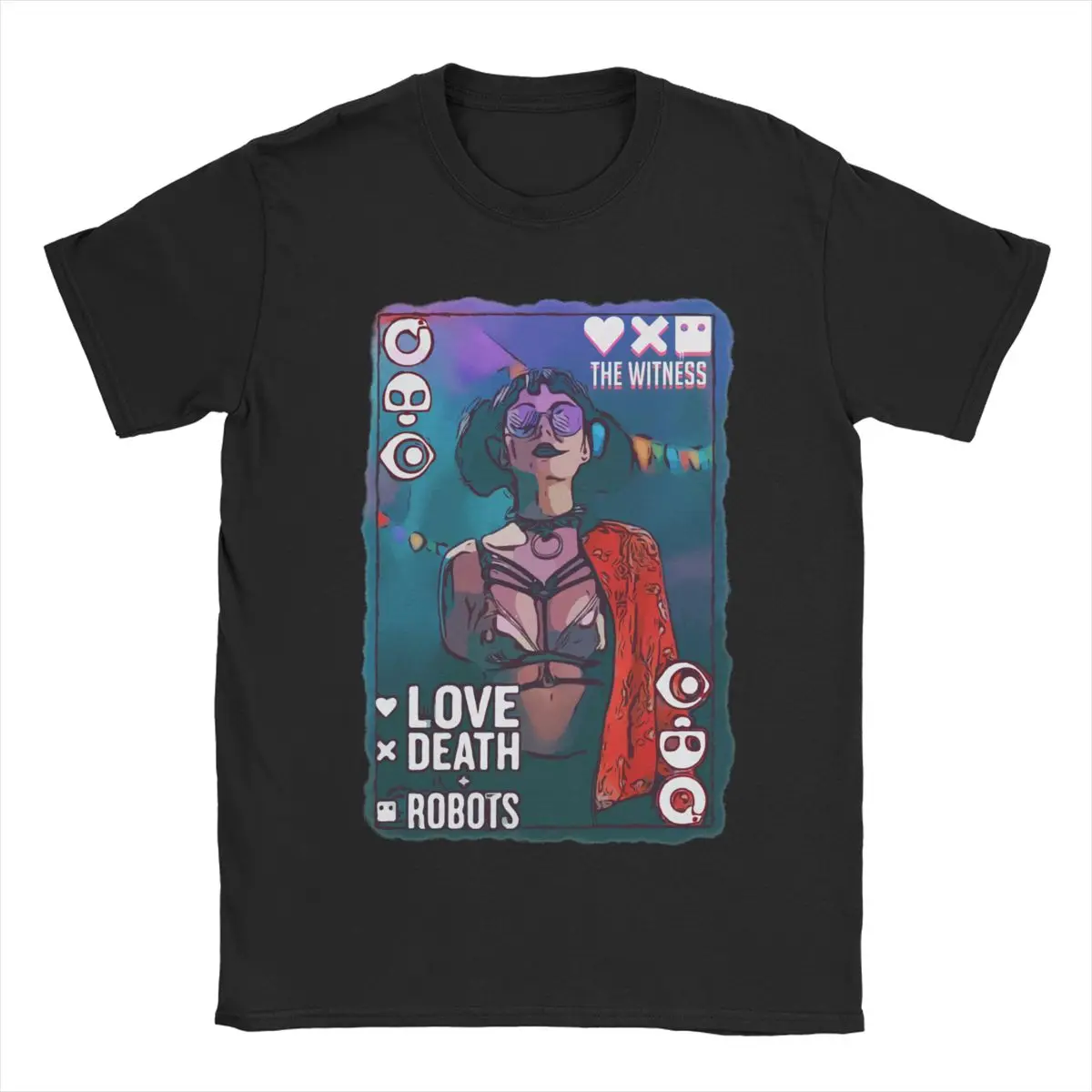 Muške I Ženske Majice Love Death The Robots Svjedoka Fantastične Pamučne Majice Kratkih Rukava, Majica Okruglog Izreza, Odjeća S Grafičkim Po Cijeloj Površini Slika 1
