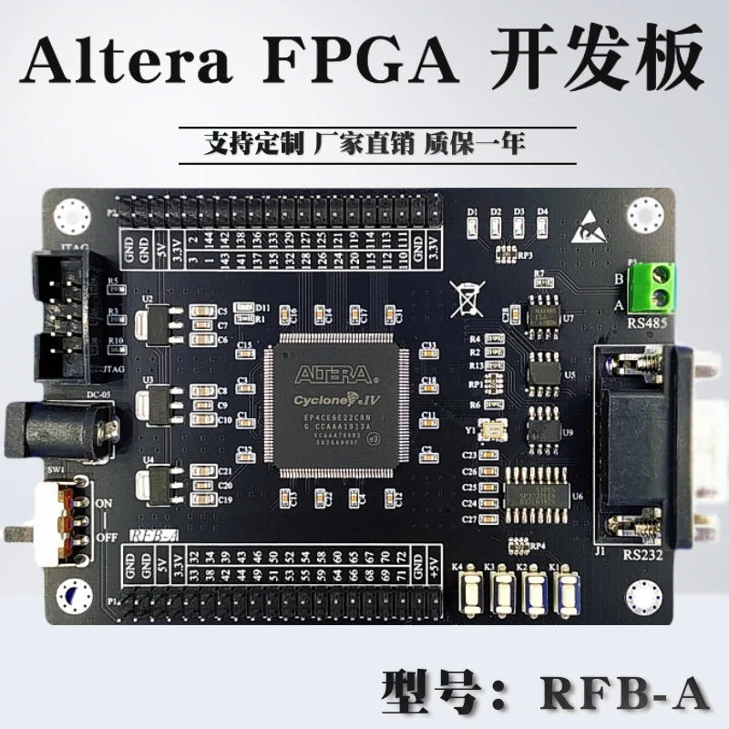 Naknada za razvoj Cyclone FPGA IV EP4CE6E22C8 EPCS4 232 485 RFB-A Slika 1