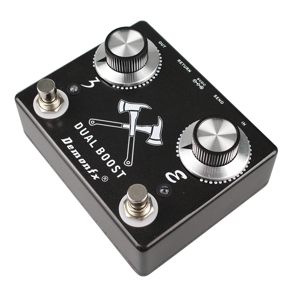 NOVI high-end dual servo Demonfx 3 Boost i E Poticaj u jedne pedale s petljom FX za pedale i efekte za gitare Slika 1