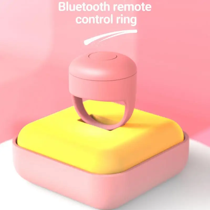 Novi Mobilni Telefon Daljinski Upravljač Prsten Bluetooth Kratki Video Листающий Kontroler Handfree Kist Video Artefakt Za Tik Tok Slika 1