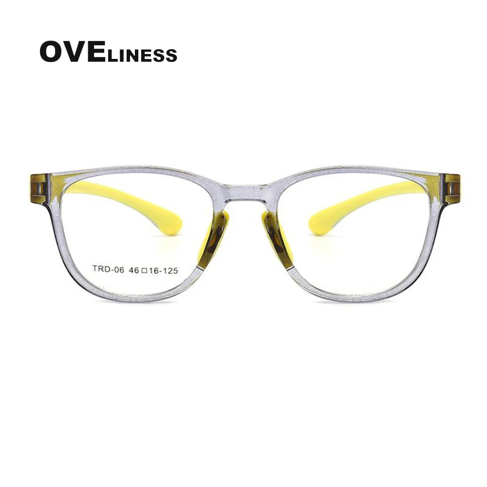 Optički Dječje Naočale Za Oči Okvira za dječake i djevojčice TR90 Naočale Za Kratkovidnost Na Recept Zaštitne Dječje Naočale Rimless za Naočale Slika 1