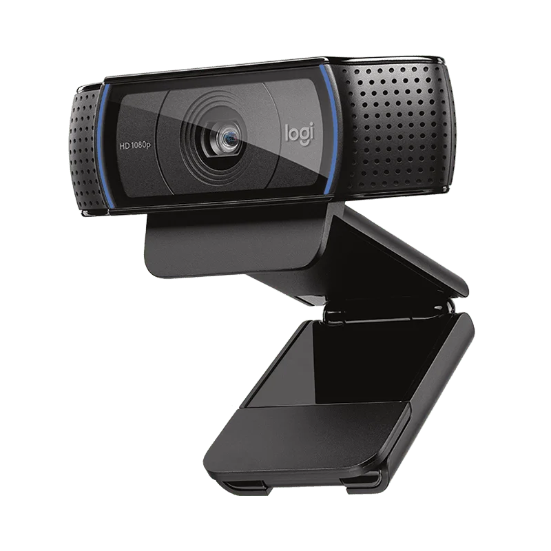 Originalna Logitech web kamera, Full HD C920 Pro 1080P sa auto Fokusom, Широкоэкранная Kamera za Video pozive i snimanje za stolno računalo ili laptop Slika 1