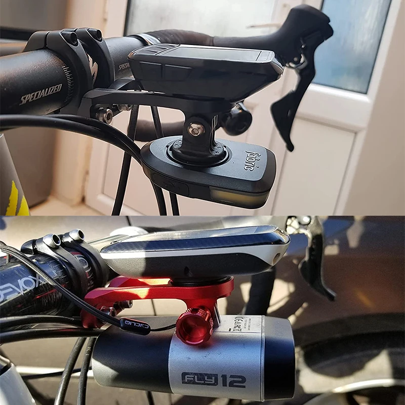 Prednji kombinirana produžiti nosač za Wahoo Elemnt, biciklističke Elemnt Bolt, Elemnt Mini, sportske akcijske kamere i biciklističke svjetla Slika 1