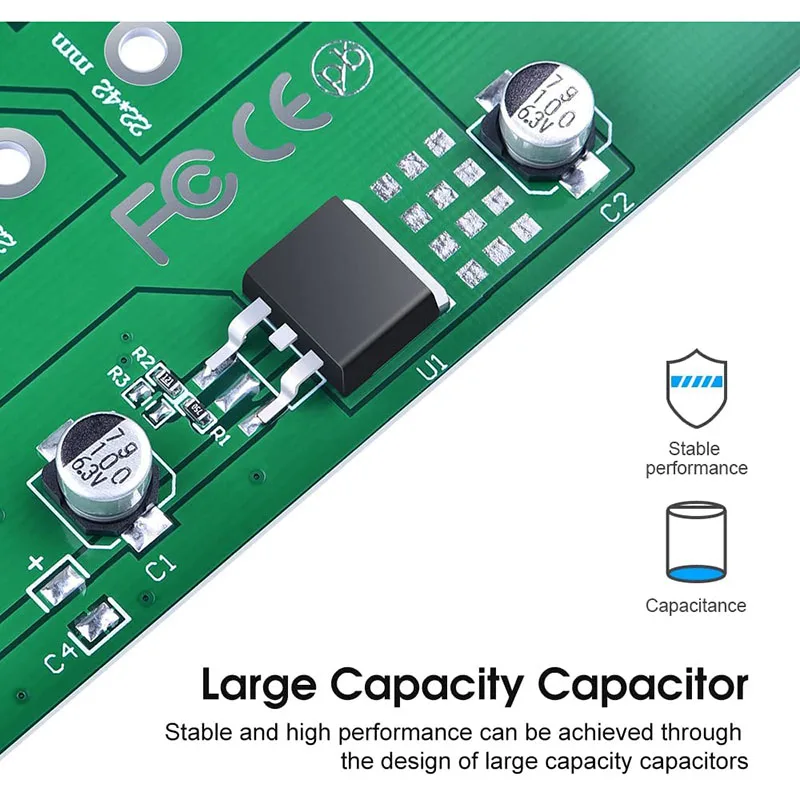 Pretvarač NGFF M. 2 SATA Adapter M. 2 NGFF u 22-kontaktni ključ na osnovi kartice SATA III B/B + M SSD Super Speed 6 Gb/s i za Desktop laptop Slika 1