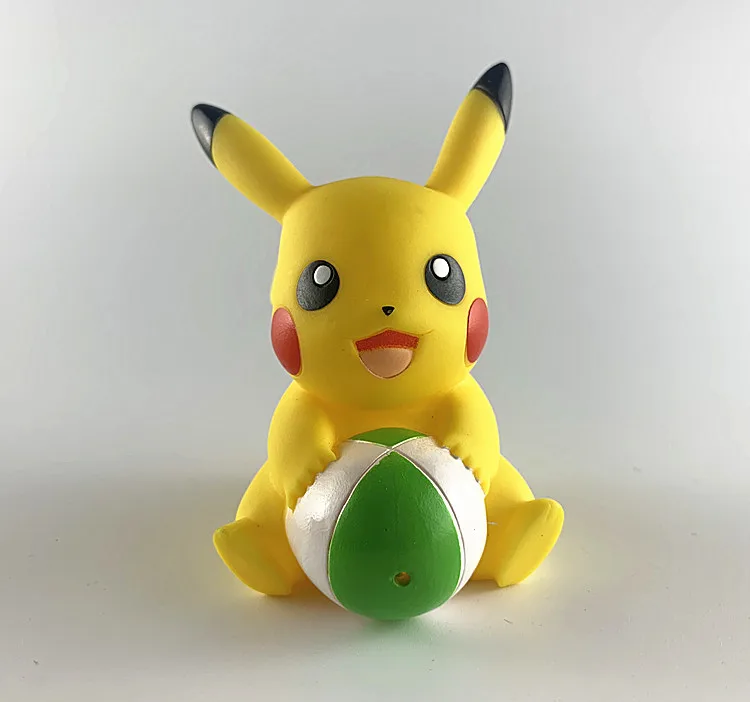 TAKARA TOMY Pravi Pokemon Pikachu Eevee Blastoise Zeraora Slatka Figurica Igračke Za Kadu Slika 1