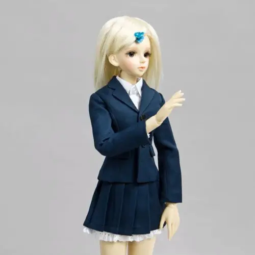 [wamami] 300 # Tamno plavi kostim /haljina 1/4 MSD 1/3 SD DZ AOD BJD Dollfie Slika 1