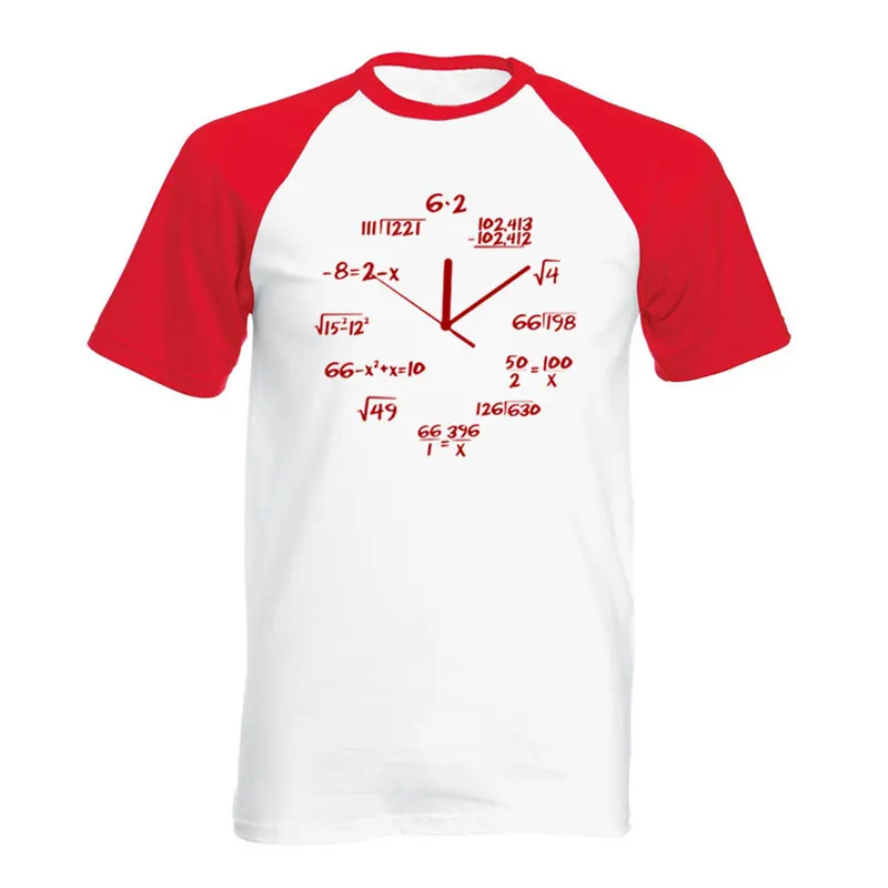 zabavna muška majica s po cijeloj površini matematičkih sati, svakodnevni muška majica od 100% pamuka kratkih rukava i okruglog izreza, cool ljetna majica, muška t-shirt, veličinu EU Slika 1