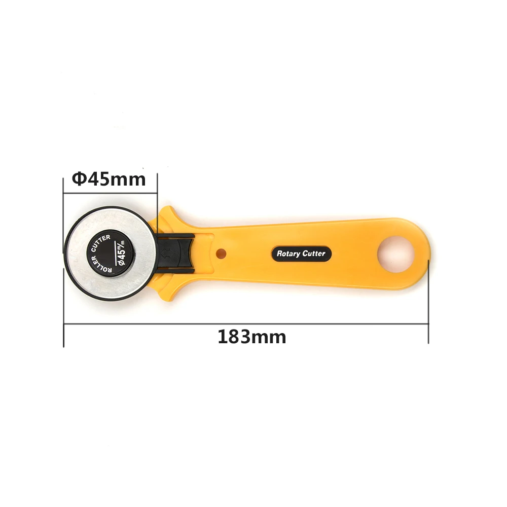 10шт 45 mm Lopatica s Titan Premazom + 1 kom. Rotacijski Nož za Tkaninu Papira Kružno Rezanje Šarenilo Zanat Koža Slika 2