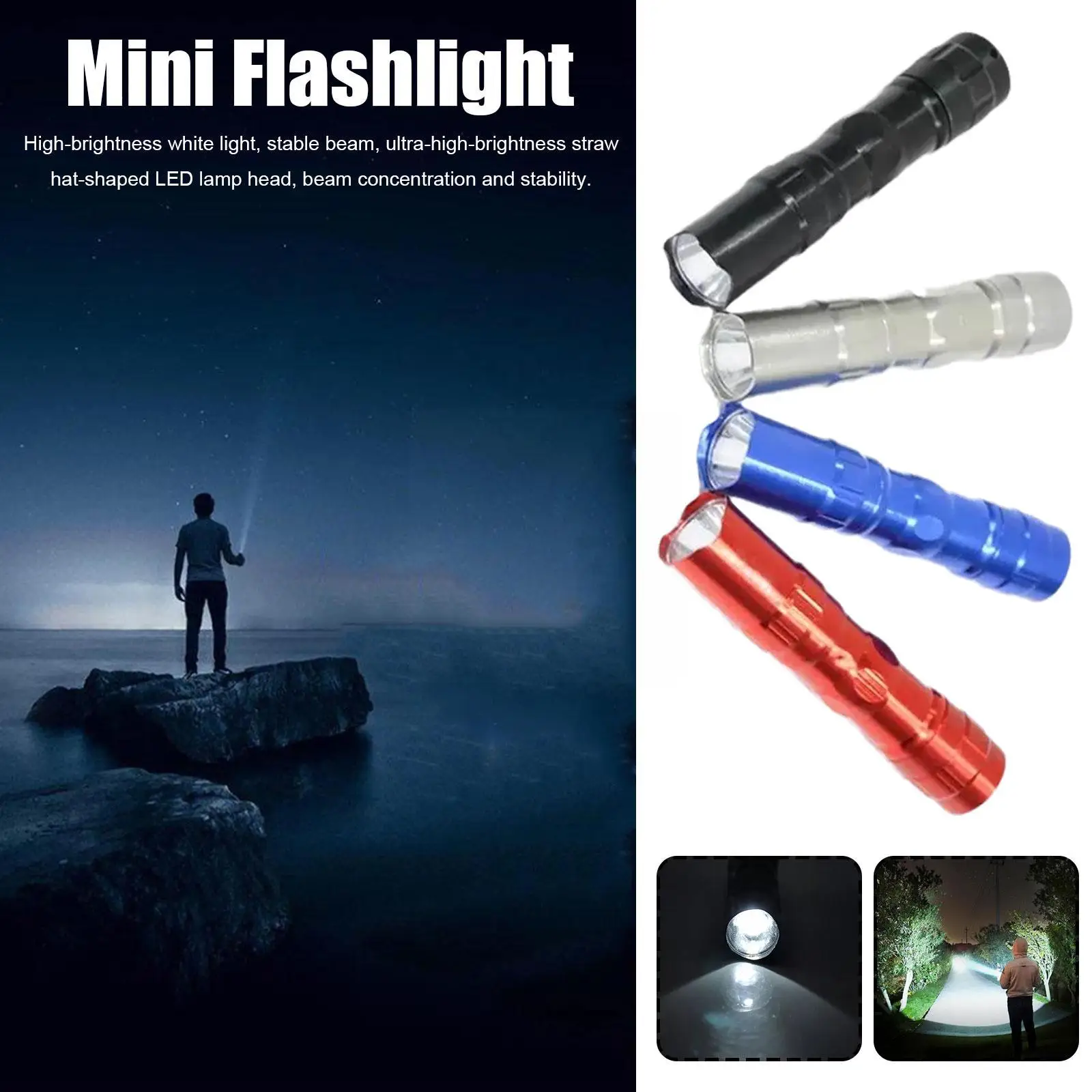 1PC mini svjetiljka led svjetlo usb punjenje prijenosni led mini Svjetiljka USB Vruće Privjesak punjiva ručna svjetiljka D9Q1 Slika 2