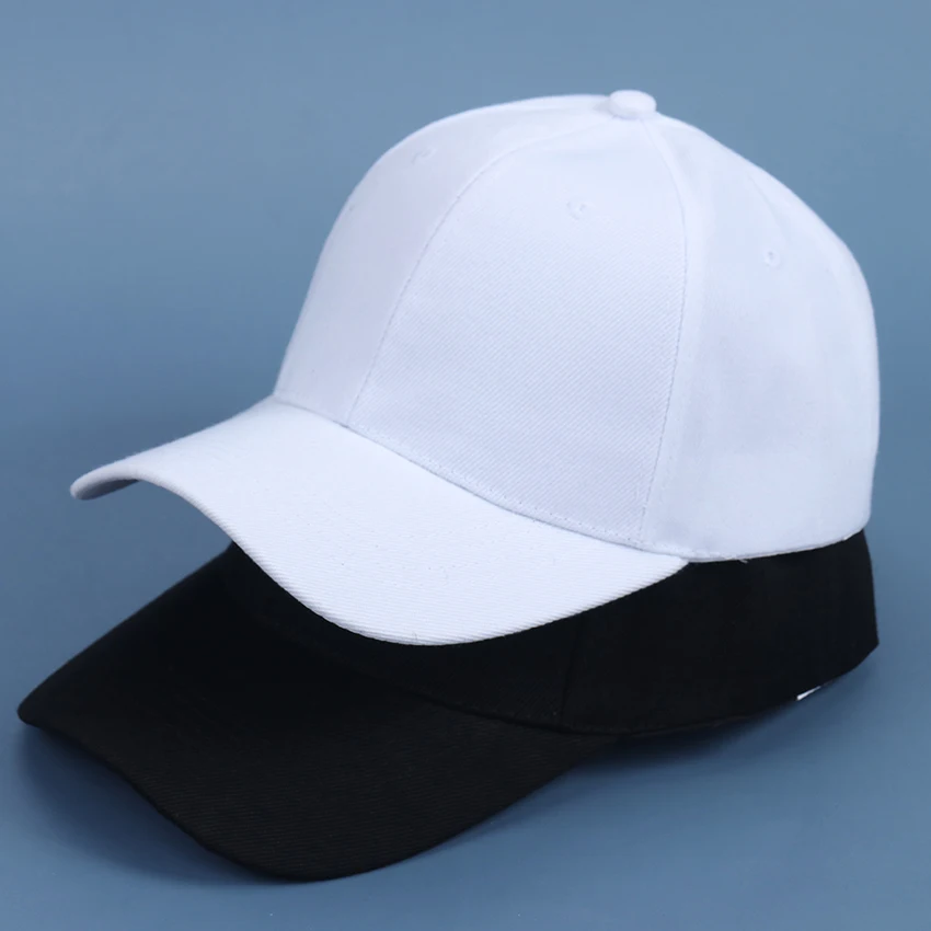 1pc modni jednobojnu kapu opremljena svakodnevne kape hip-hop kape tata vizir za žene i muškarce podesivi kape Slika 2