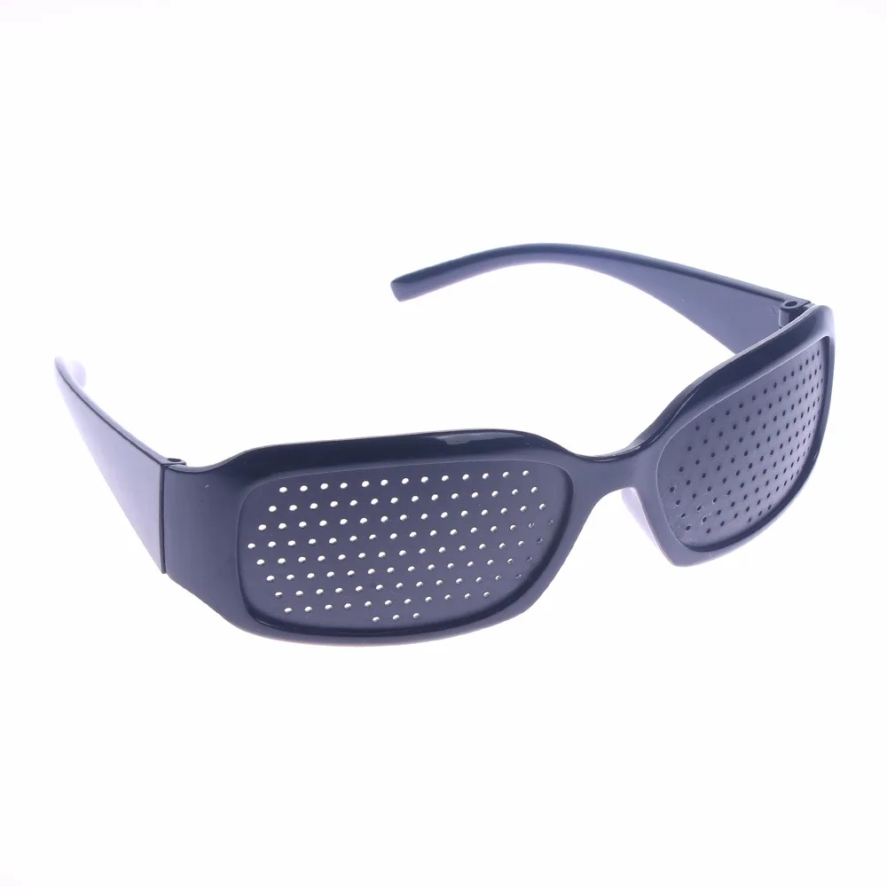 1PC Unisex Korekcija Očiju Vježbe Vid Njegu Vida Poboljšanje Vida za Naočale Pinhole Briga Za vaše Oči Vježbe Naočale Pinhole Crna Slika 2