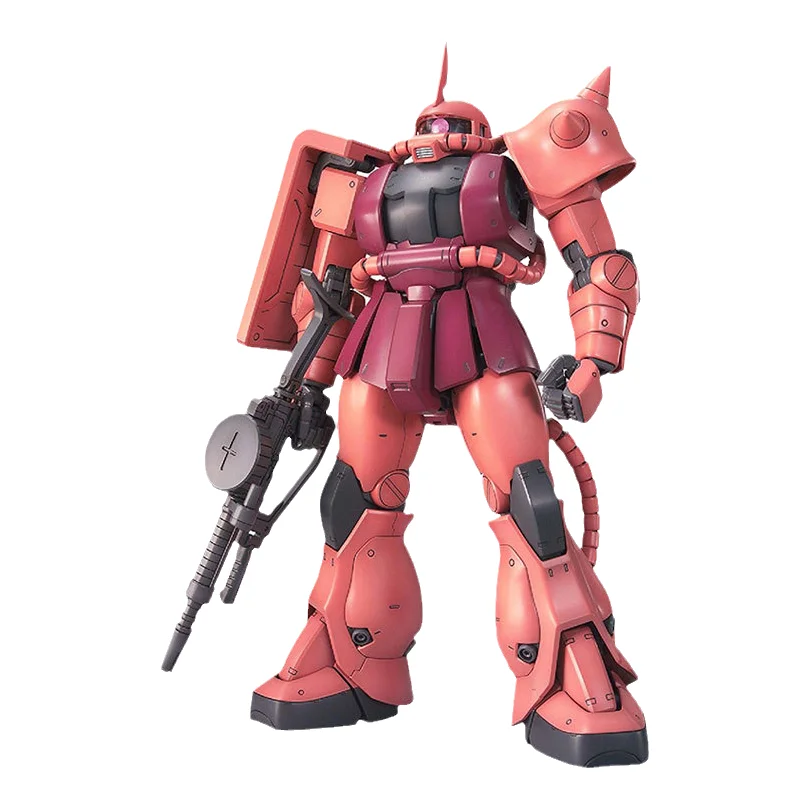 Bandai Originalna anime Model GUNDAM MG 1/100 MS-06S CHAR S ZAKU Ver 2,0 Figurica U Prikupljanju Model Igračke, Pokloni za Djecu Slika 2